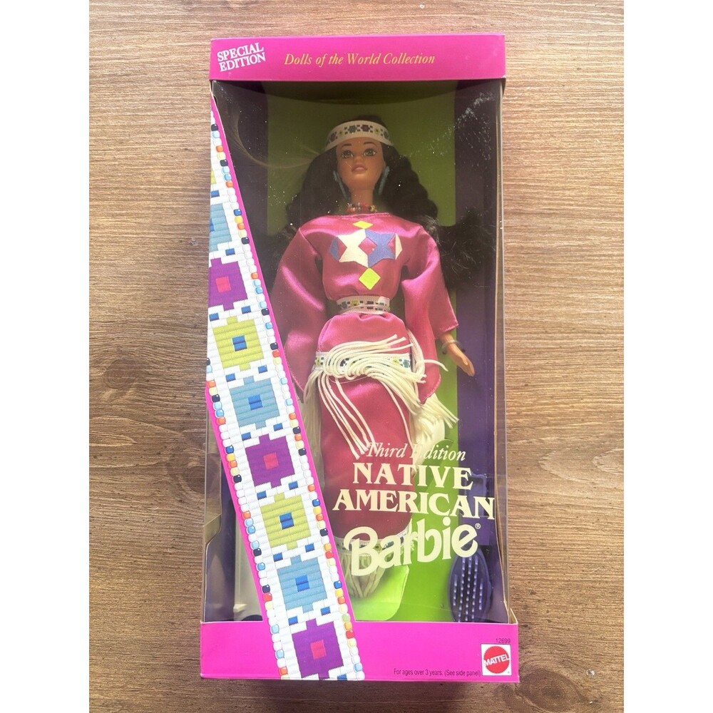 1994 Native American Barbie Third Edition Dolls of the World Mattel NRFB New